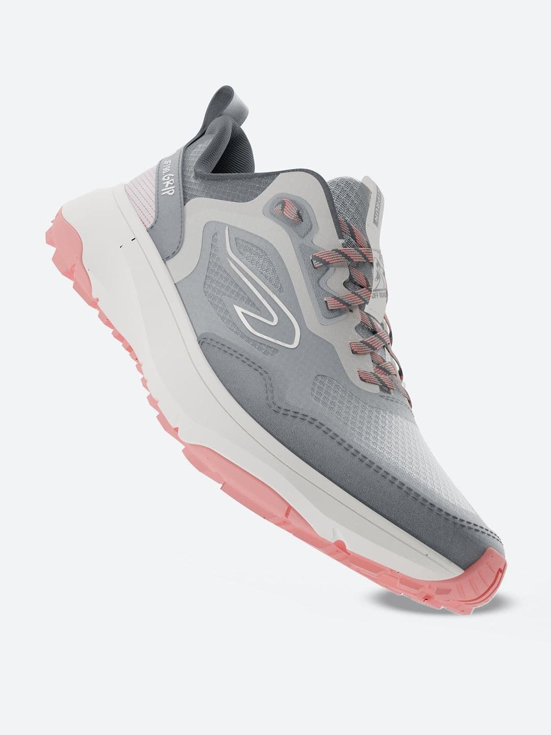 Decathlon Women Grey JF190 Cushioned Running Trail Shoes - view 1