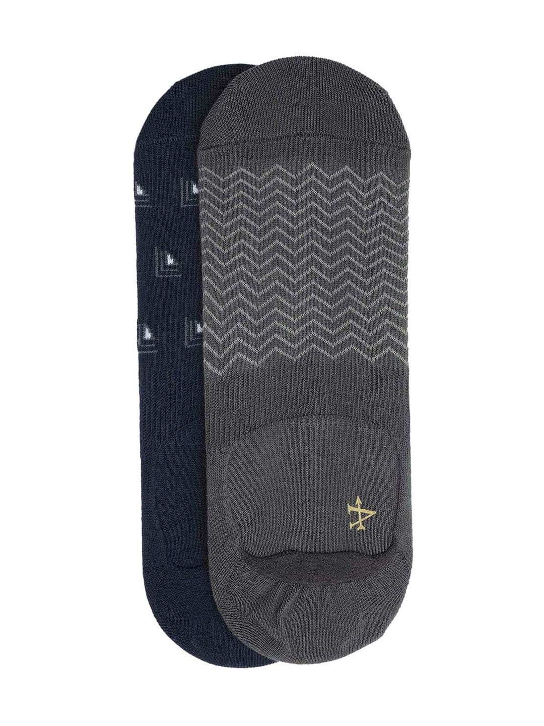 Arrow Men Pack Of 2 Printed Shoe Liner Socks - view 1