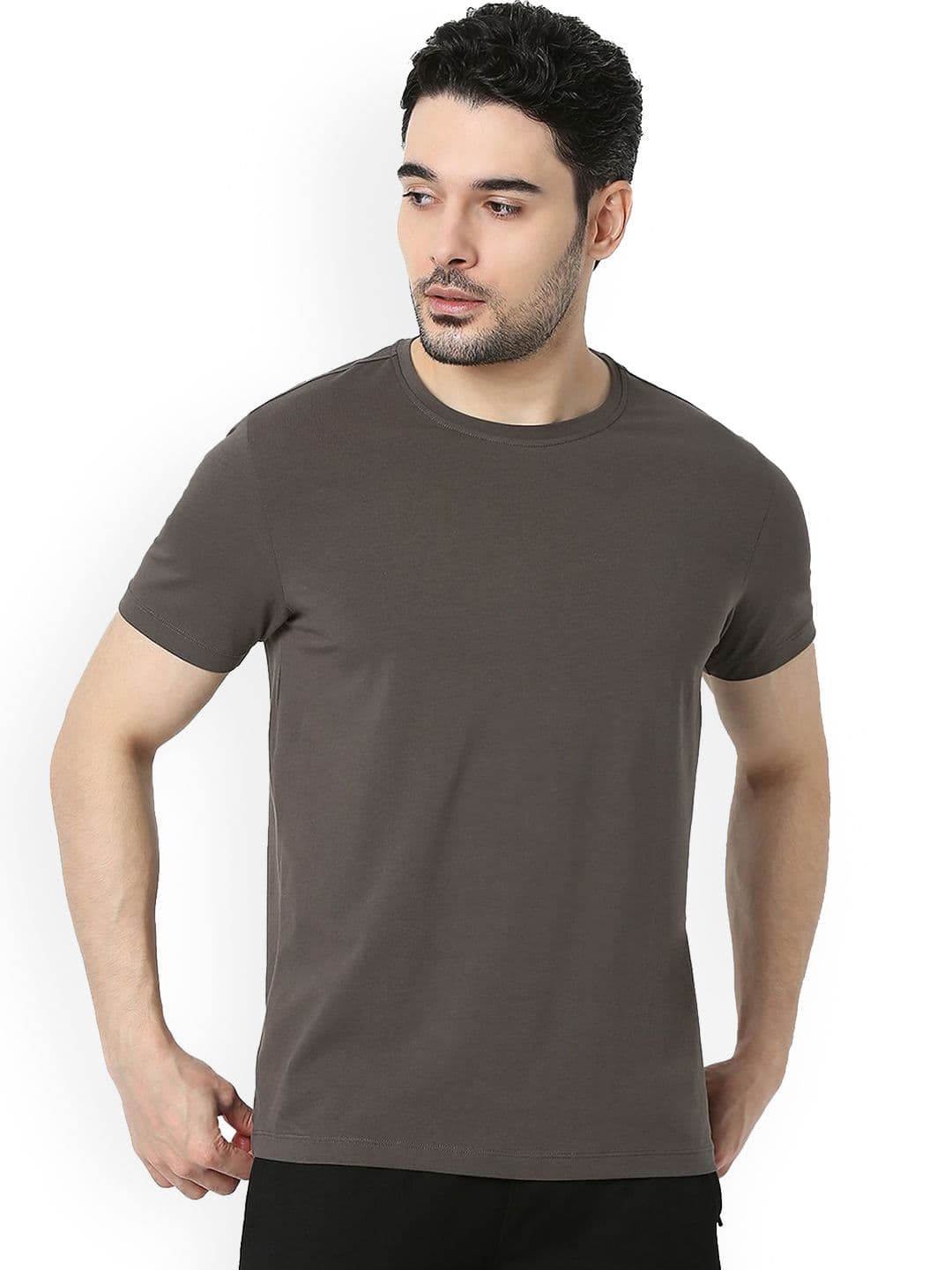 UnderJeans by Spykar Round Neck LoungeTshirts - view 1