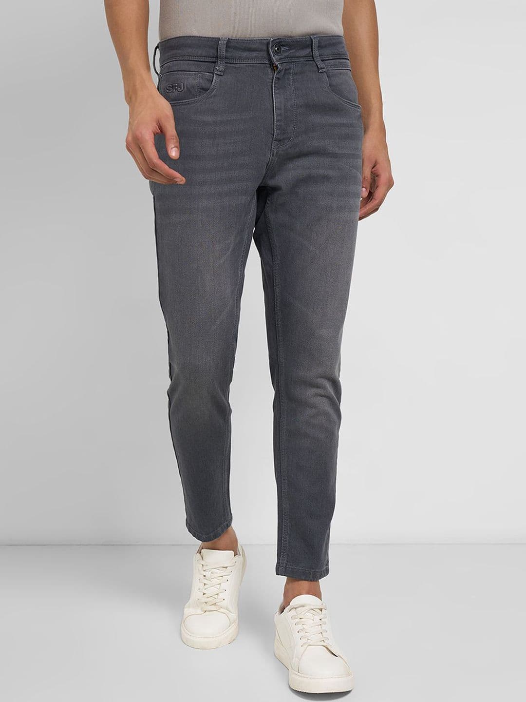 SF JEANS by Pantaloons Men Slim Fit Mid-Rise Jeans - view 1