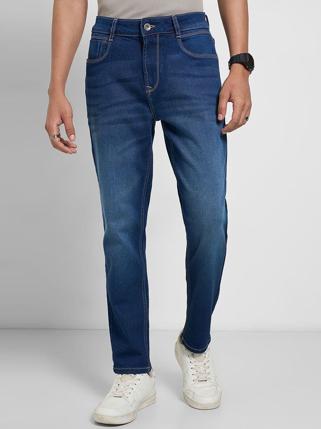 SF JEANS by Pantaloons Men Cotton Slim Fit Mid-Rise Light Fade Jeans - view 1