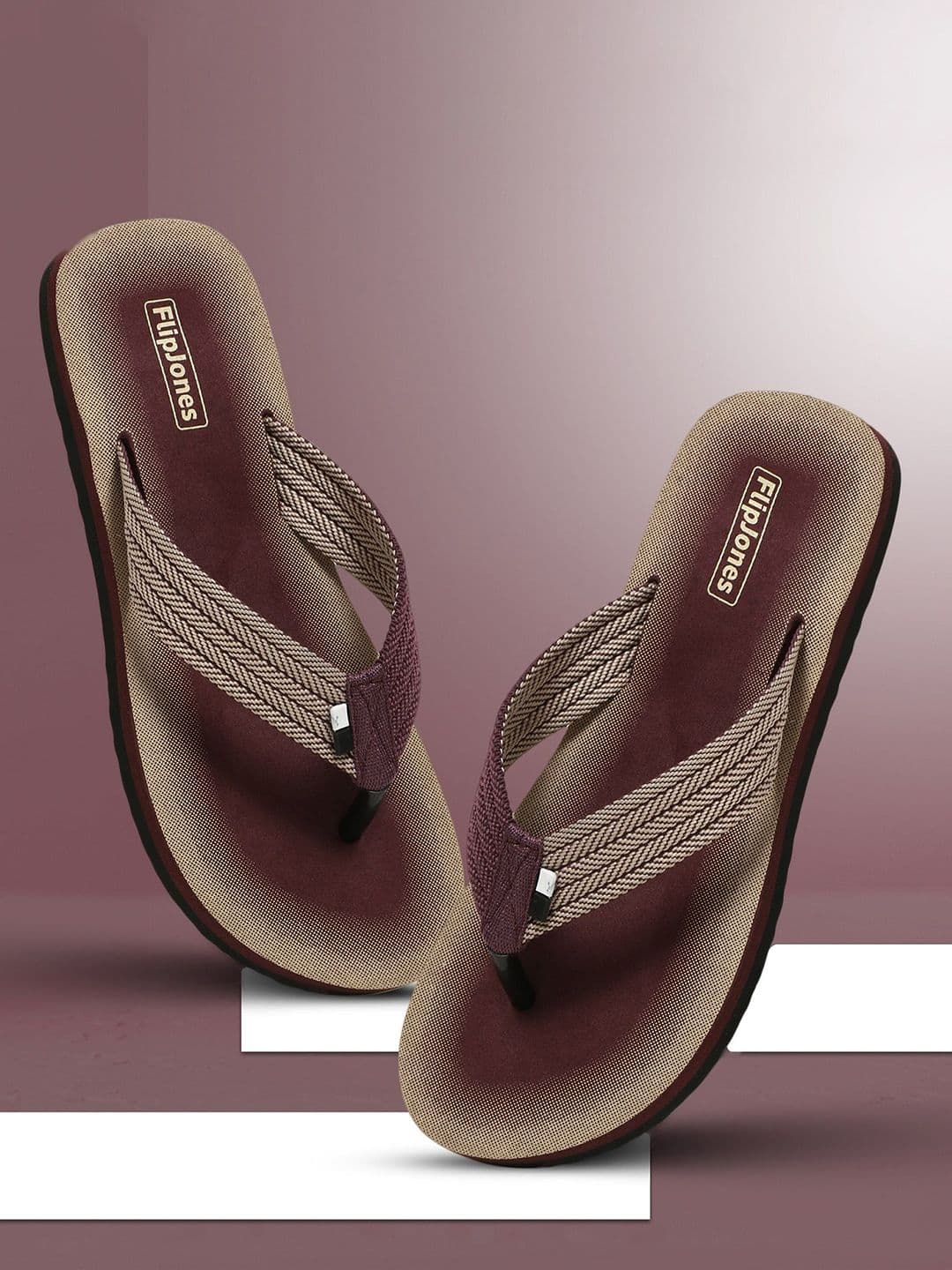FLIPJONES Men Printed Comfort Thong Flip-Flops - view 1