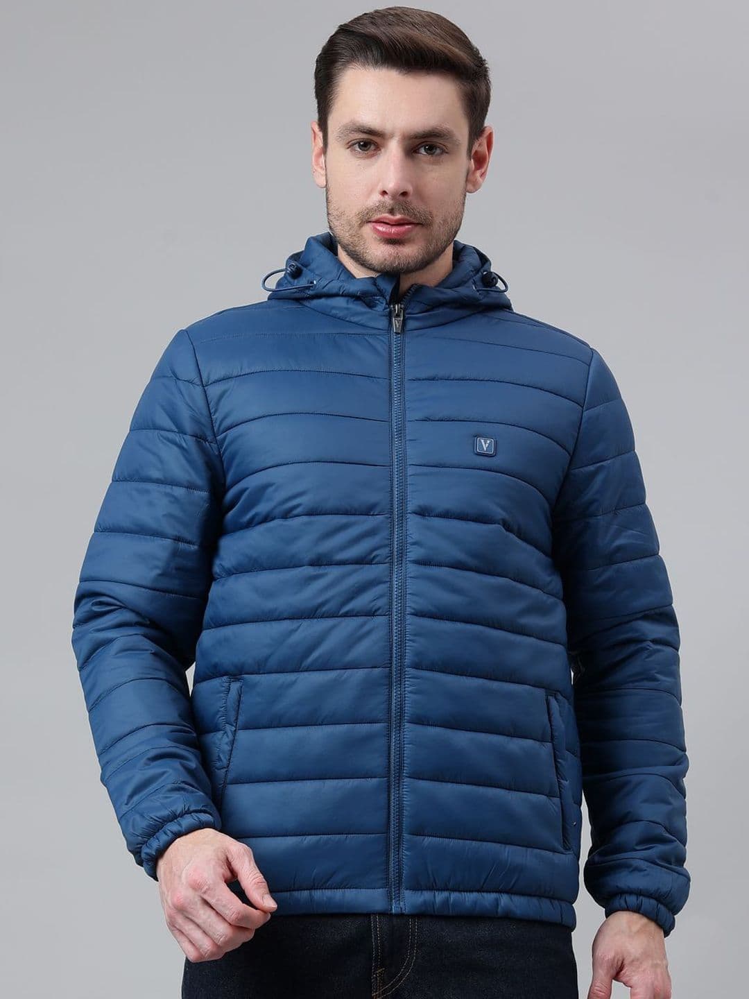 Van Heusen Innerwear Geometric Lightweight Open Front Jacket - view 1