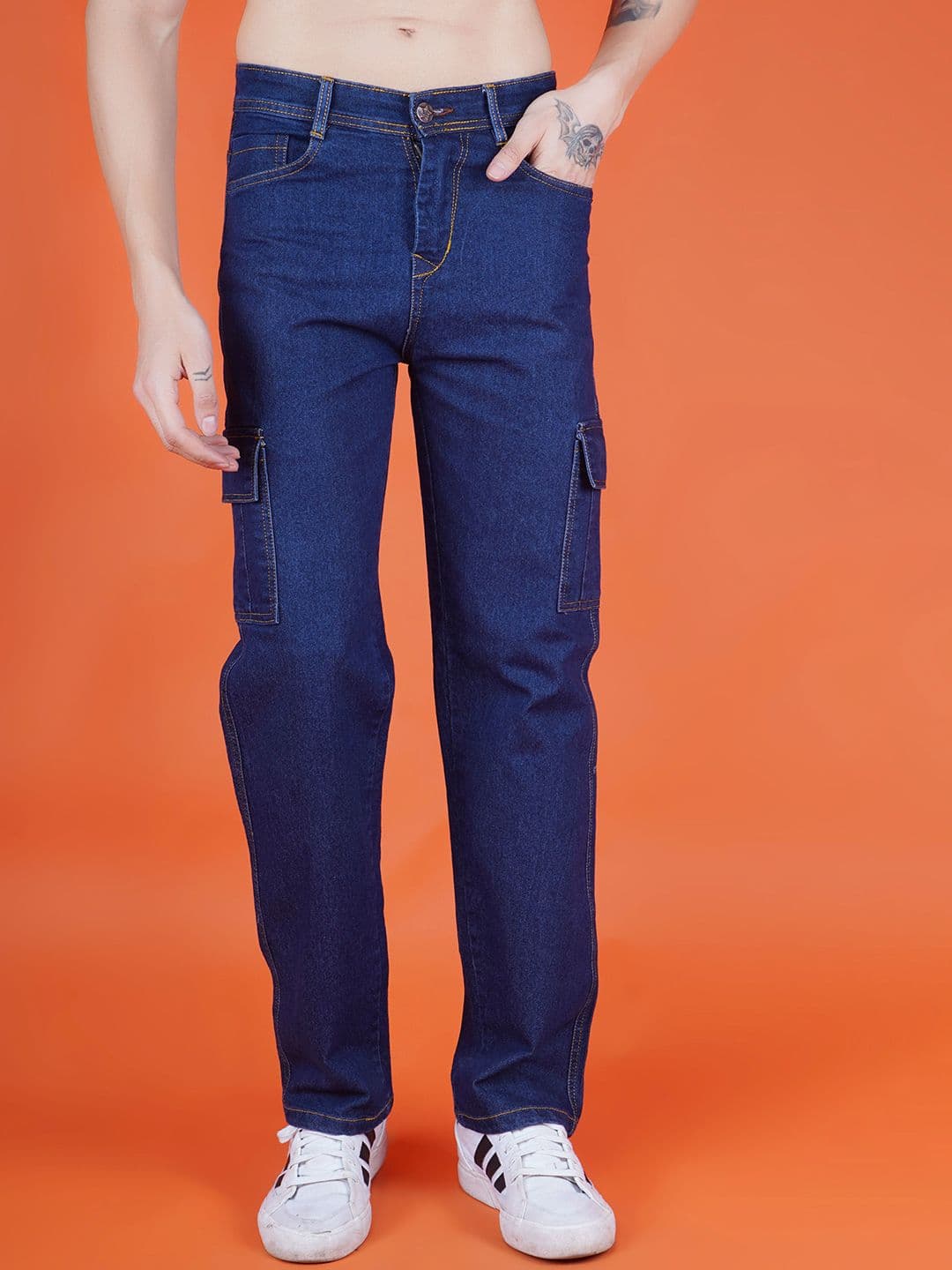 SZN Men Classic Jogger Mid-Rise Stretchable Cotton Jeans - view 1