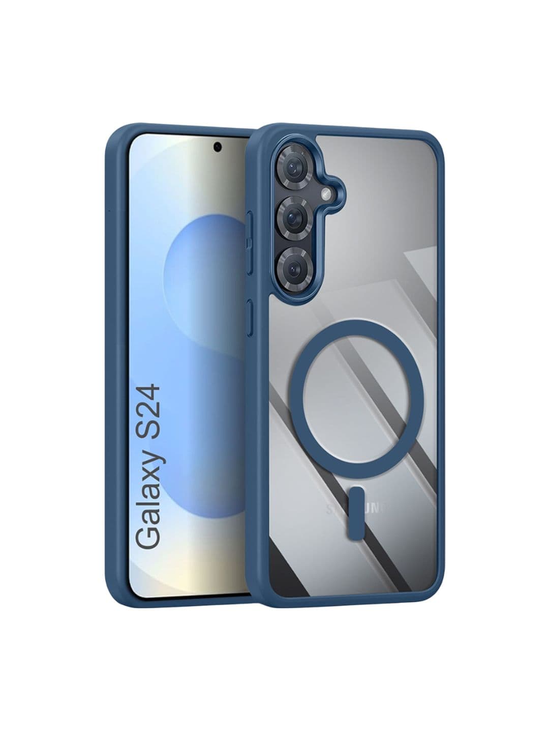 Luxury Kase Solid Printed Samsung Galaxy S24 5G Back Case Mobile Accessories