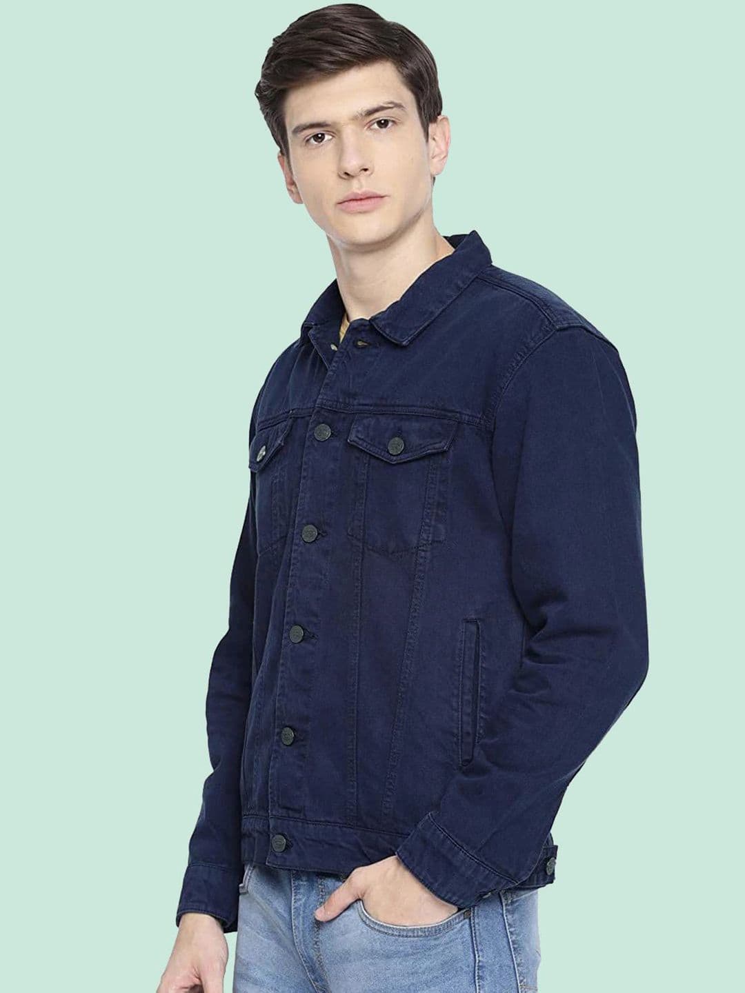 KLIZEN Men Washed Denim Jacket - view 1