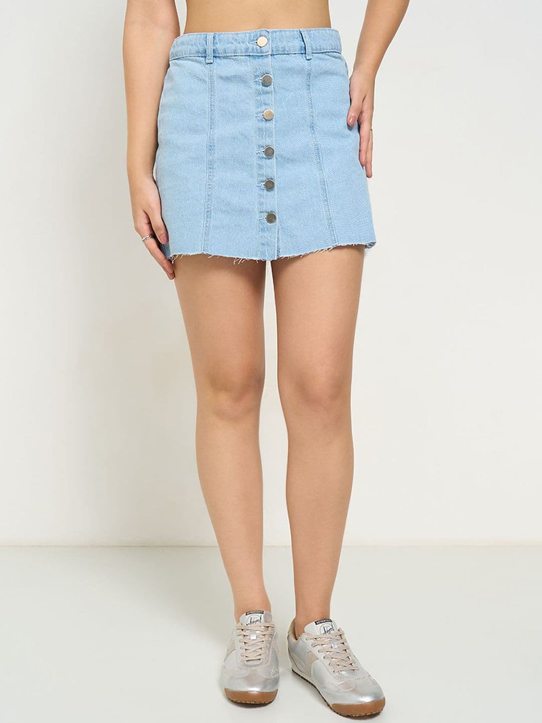 SF JEANS by Pantaloons A-Line Mini Skirt - view 1