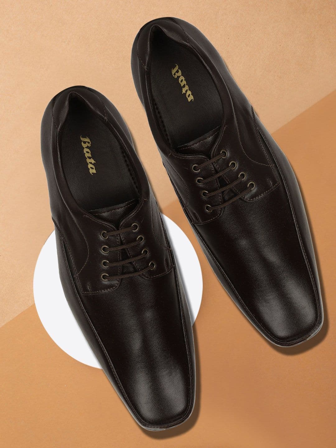 Bata Men Square Toe Formal Derbys - view 1