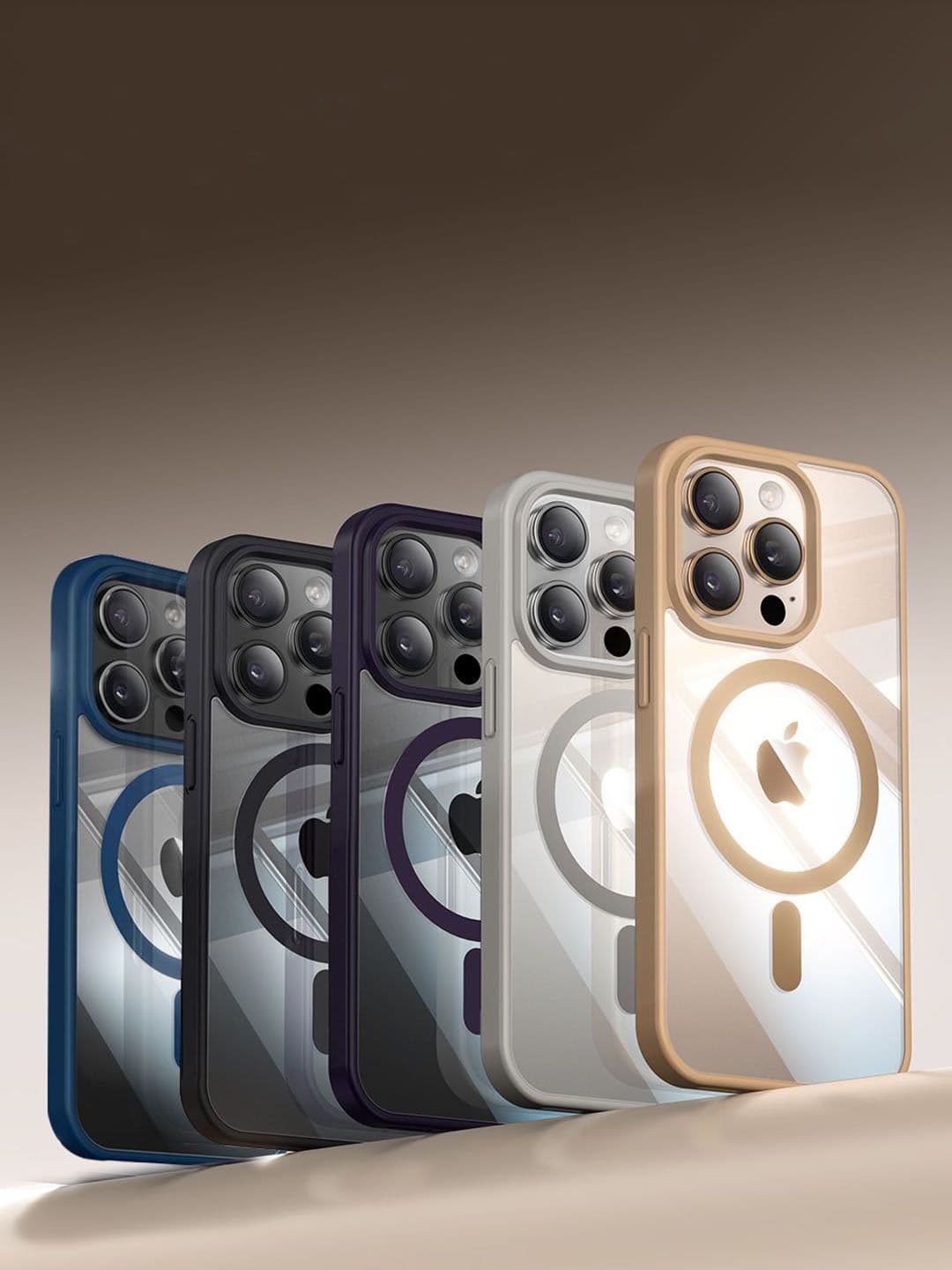 Luxury Kase Solid Mag-Safe iPhone 16 Pro Back Case Mobile Accessories