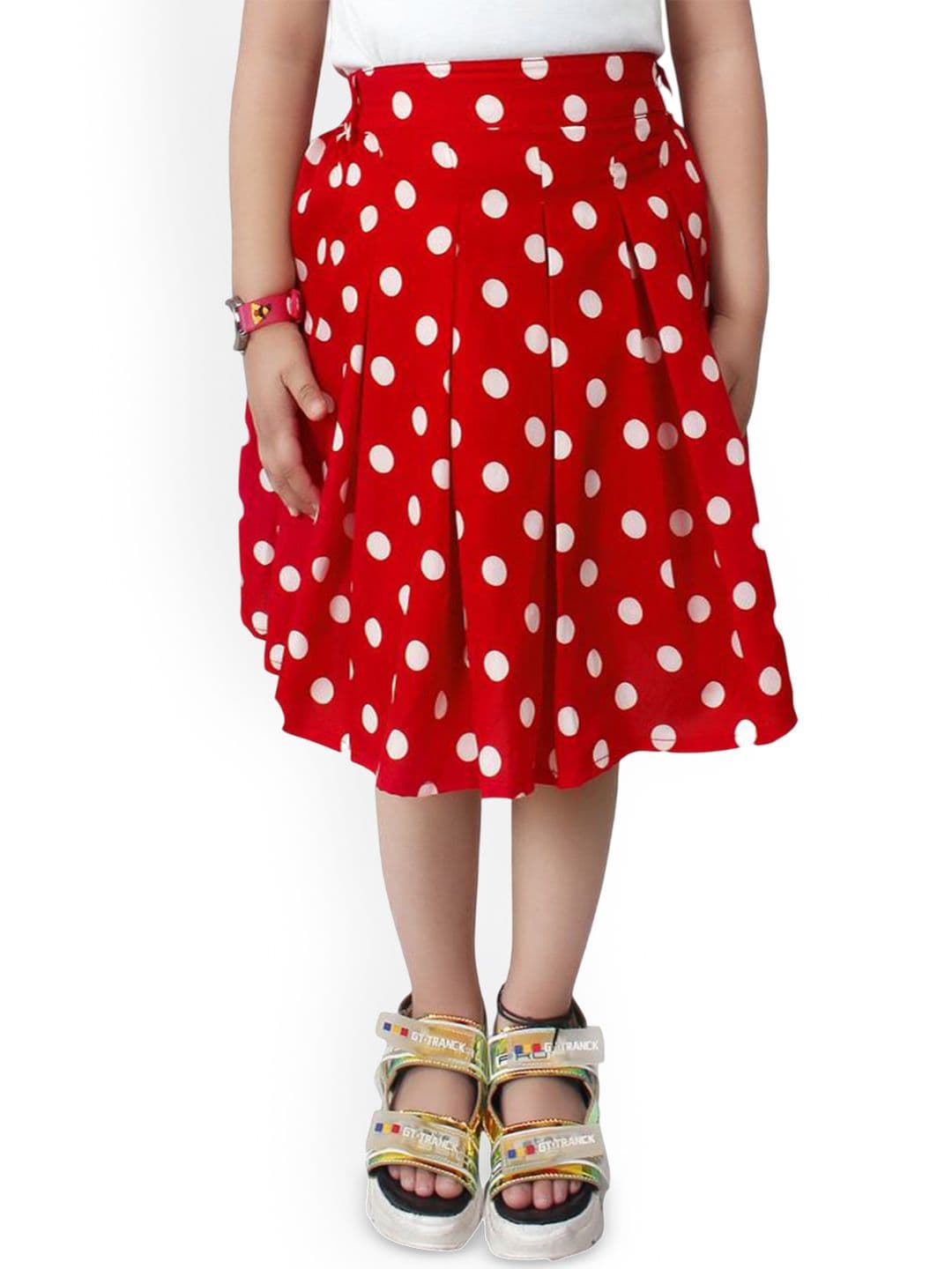 Alisha Moda Girls Printed Flared Knee Length Skirt - view 1