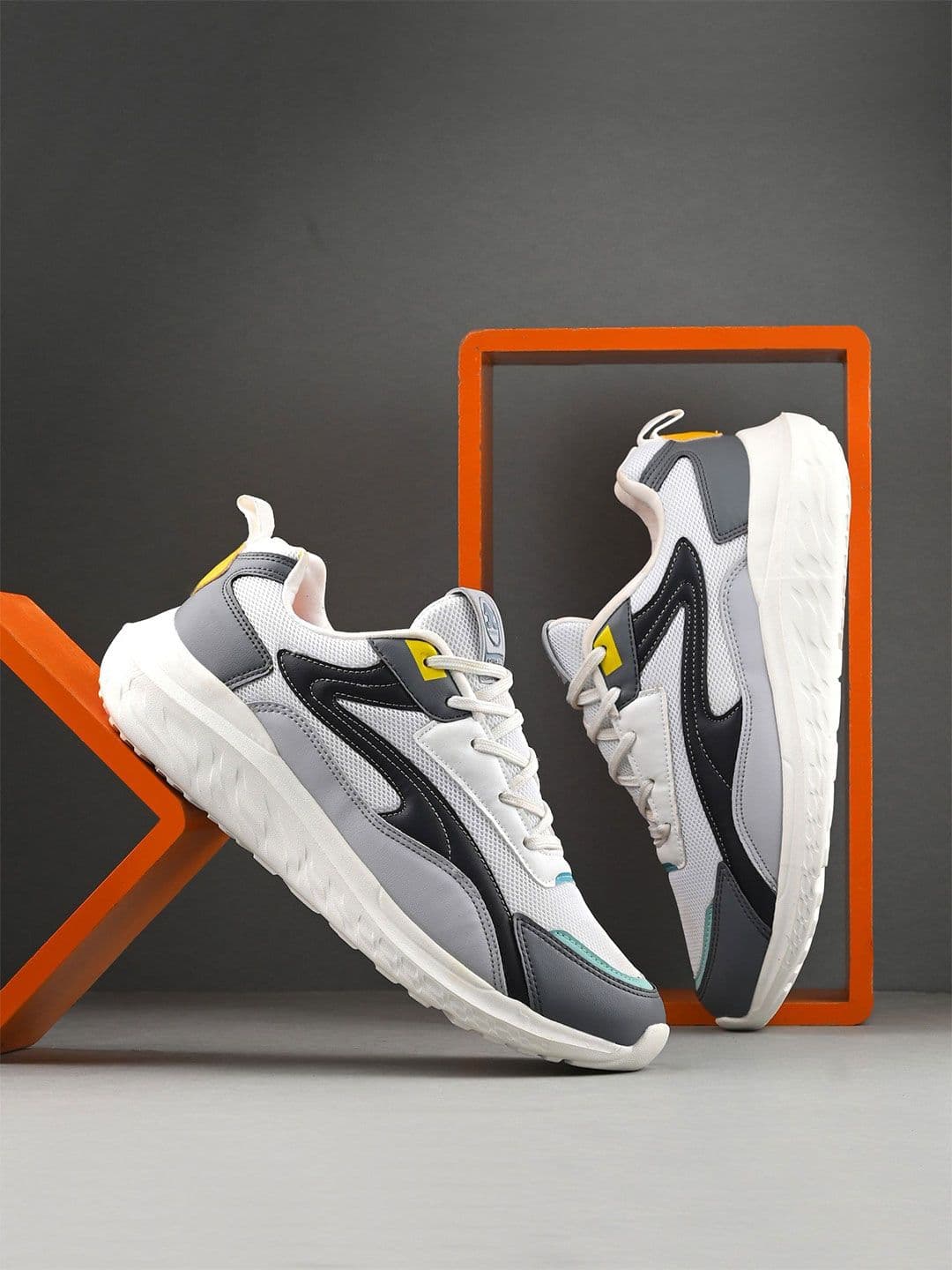 OFF LIMITS Hitch White Mesh Running Shoes - view 1