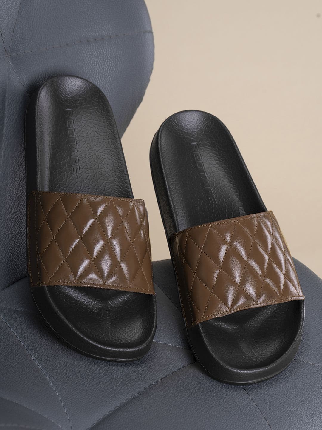 Red Tape Men EVA Self Design Sliders Flip Flops - view 1