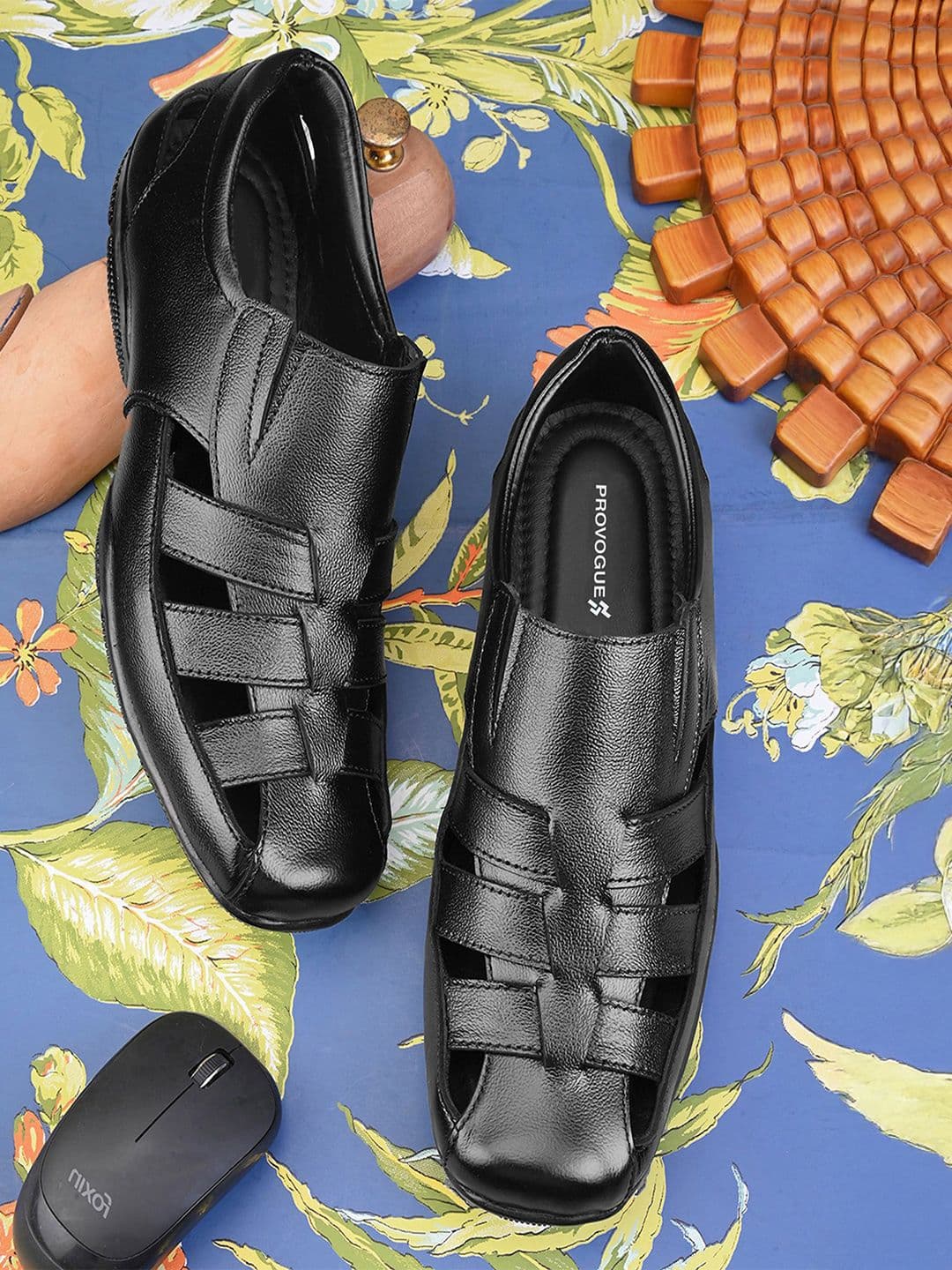Provogue Men Leather Shoe-Style Sandals - view 1