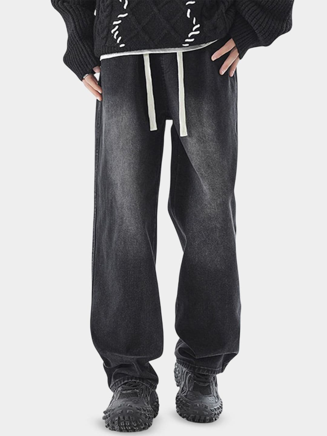 The Roadster Lifestyle Co Men Regular Fit Mid-Rise Lightly Faded Jeans - view 1