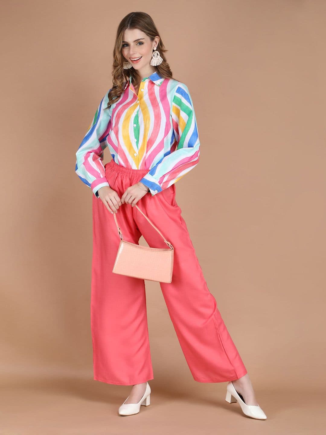 MICHAEL KOVLIN Women Plus Size Rayon Wide Leg Palazzo - view 1
