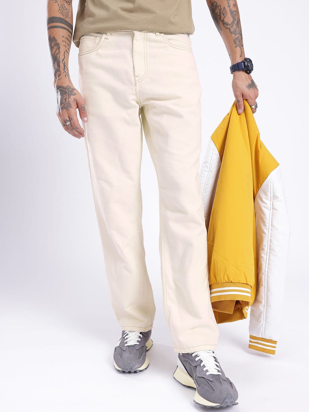 glitchez Men Straight Fit Jeans