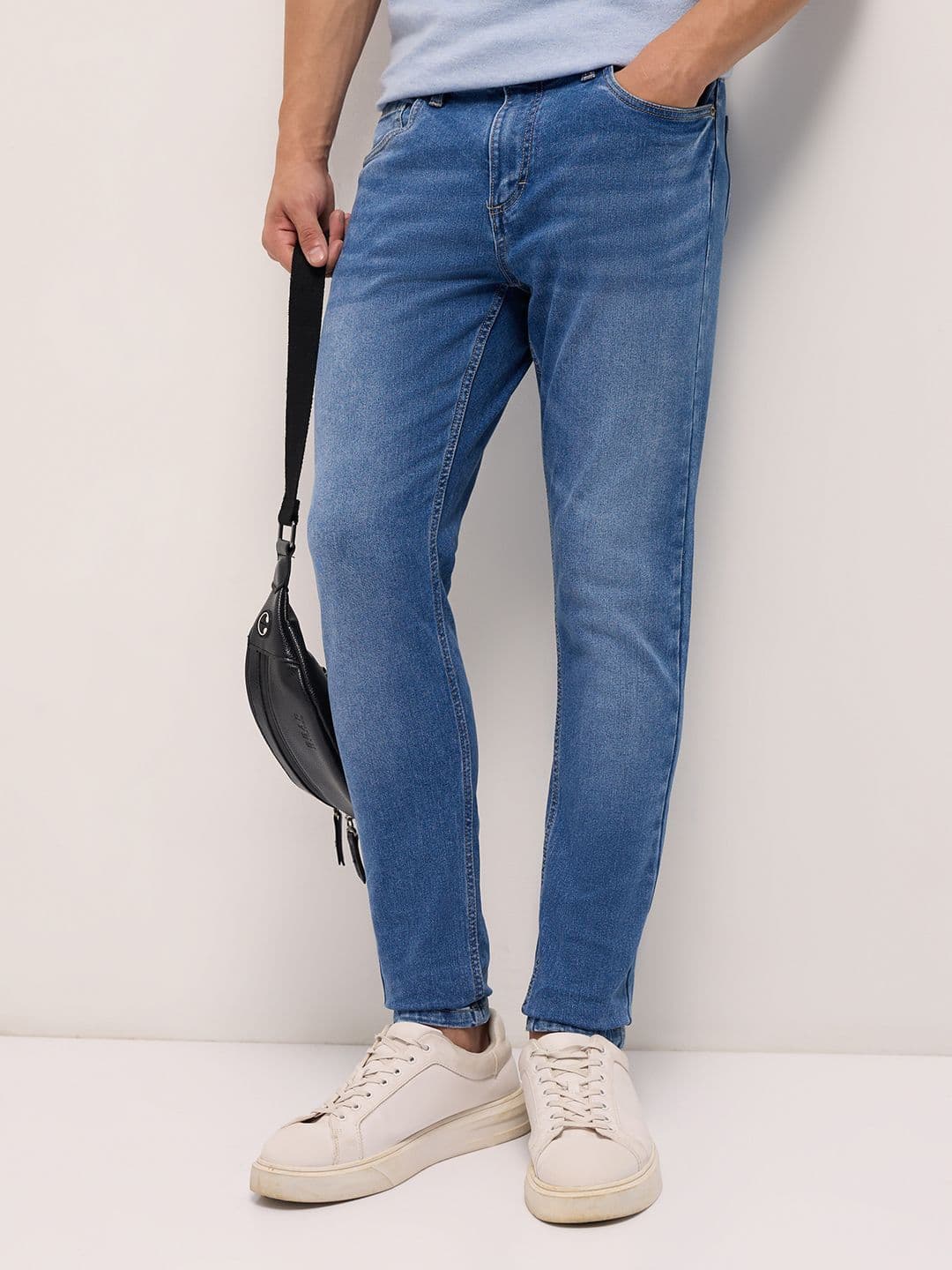 THE BEAR HOUSE Men Cotton Washed Skinny Fit Jean Stretchable Jeans - view 1