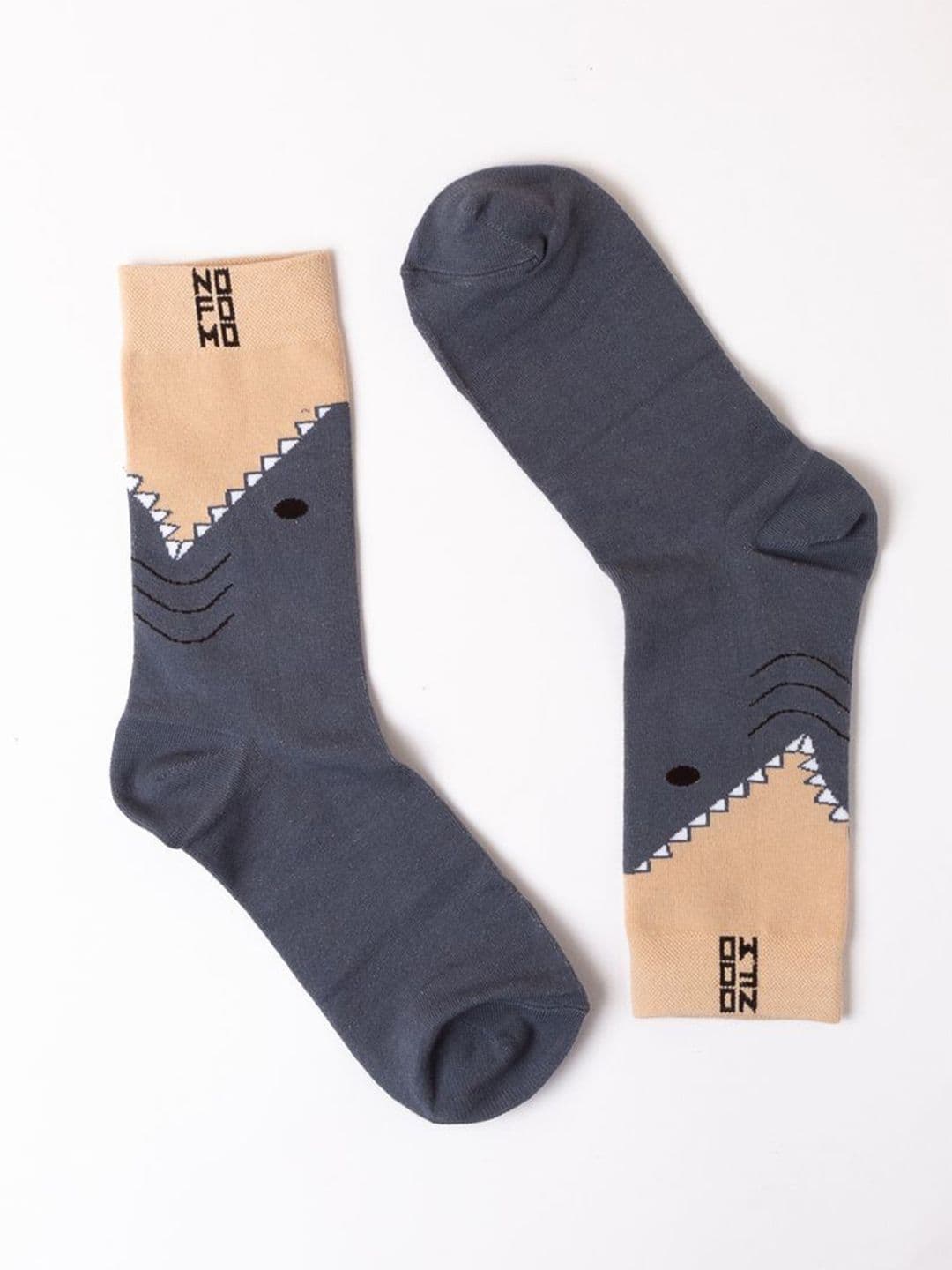 NOFOMO Colourblocked Calf Length Socks - view 1