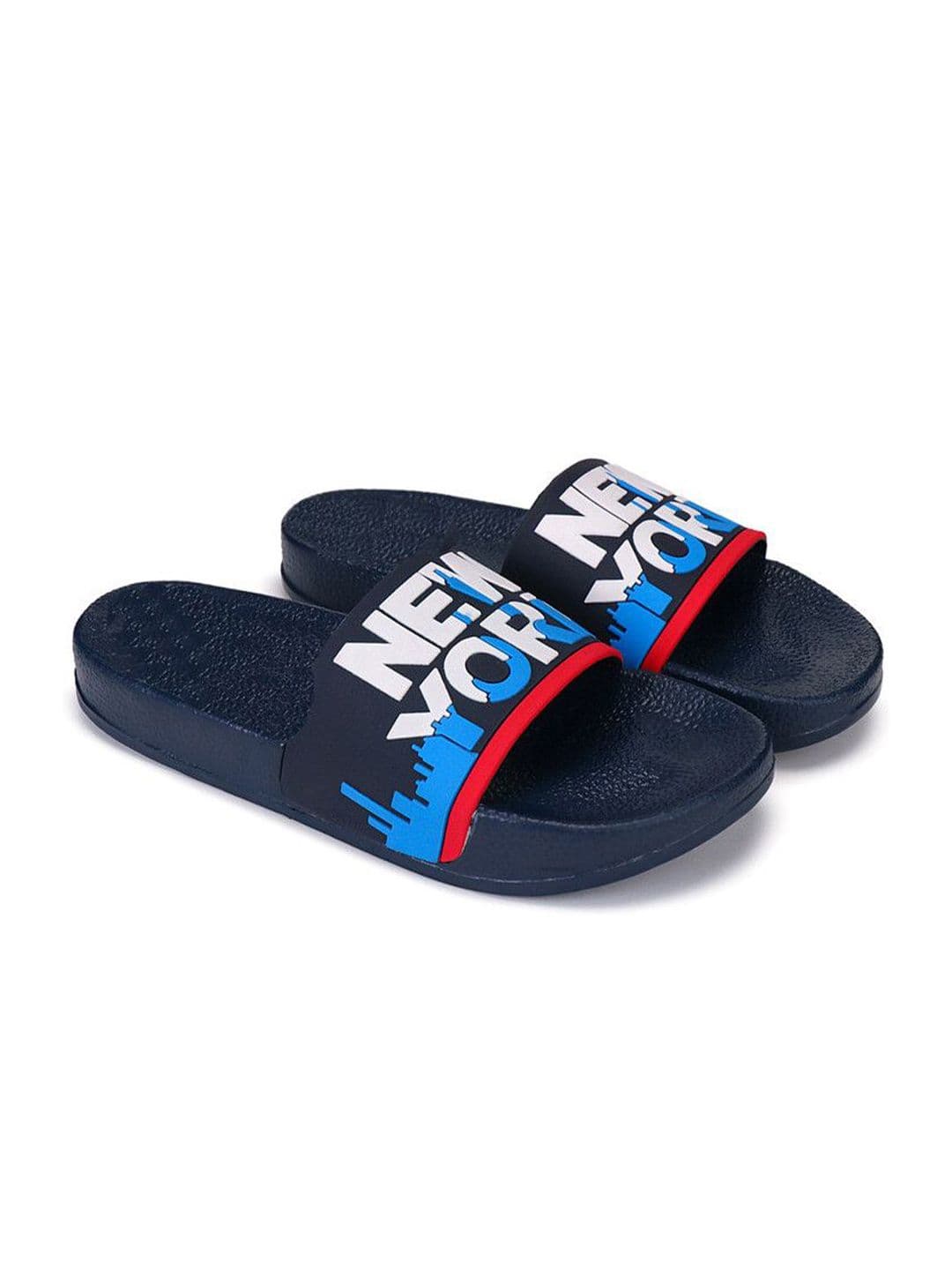 PENNEN Men Self Design Synthetic Slider Flip Flops - view 1