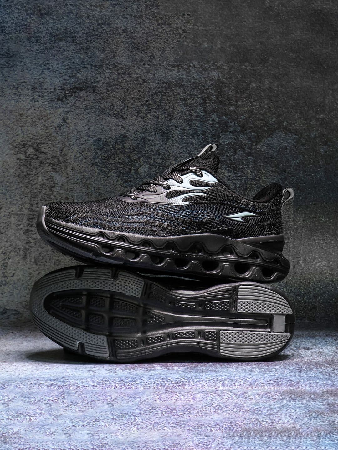 ASIAN Men Mesh High-Top Running Non-Marking Shoes - view 1