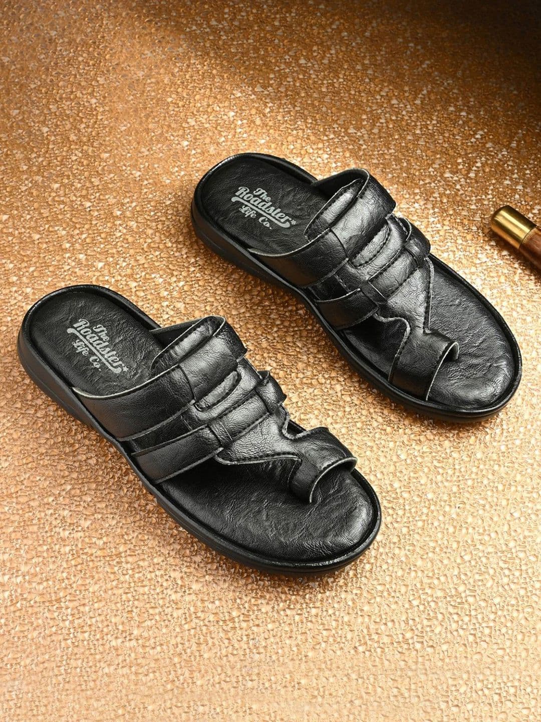 The Roadster Lifestyle Co Men Textured Comfort Sandals - view 1