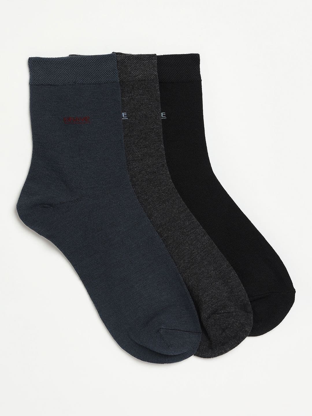Camey Men Pack Of 3 Assorted Cotton Ankle Socks - view 1
