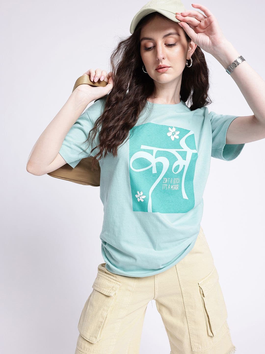 glitchez Printed Oversized T-shirt - view 1