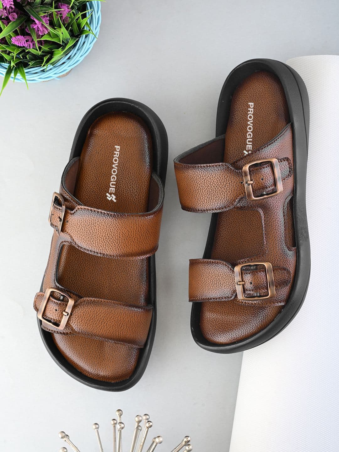 Provogue Men Slip-On Comfort Sandals - view 1