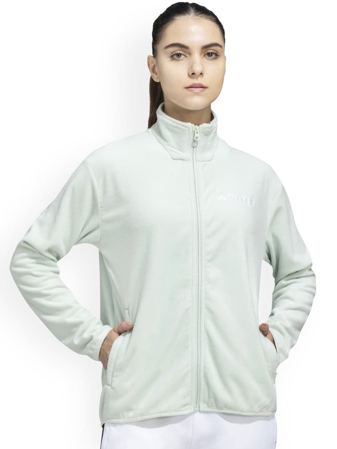 ADIDAS W MT ESS FZ FL Sporty Jacket - view 1