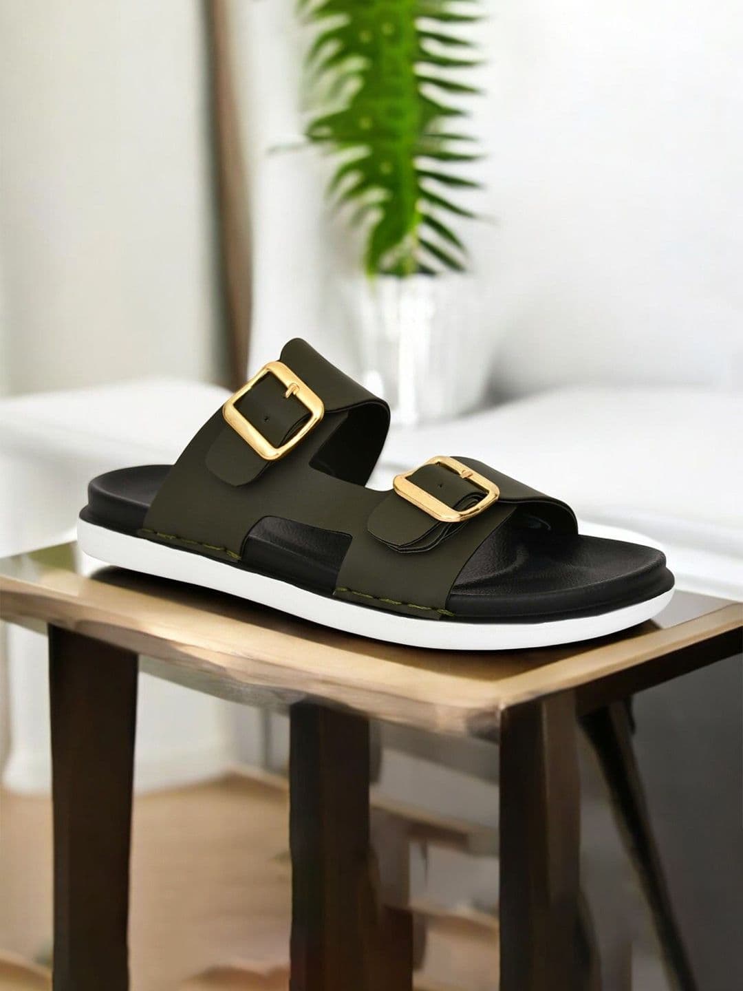 Eristine Men Comfort Sandals With Buckle - view 1