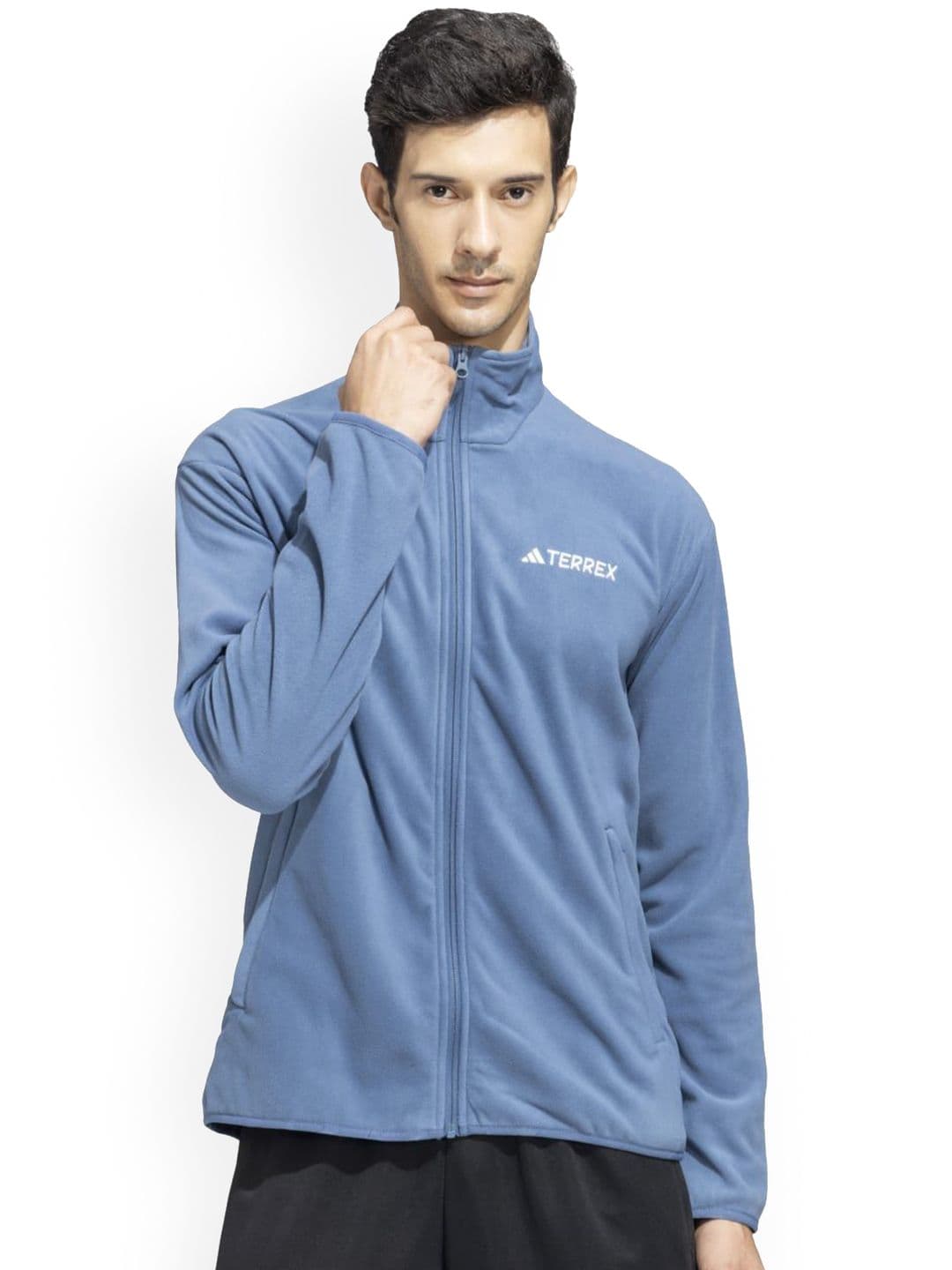ADIDAS MT ESS FZ FL Typography Printed Sporty Jacket - view 1