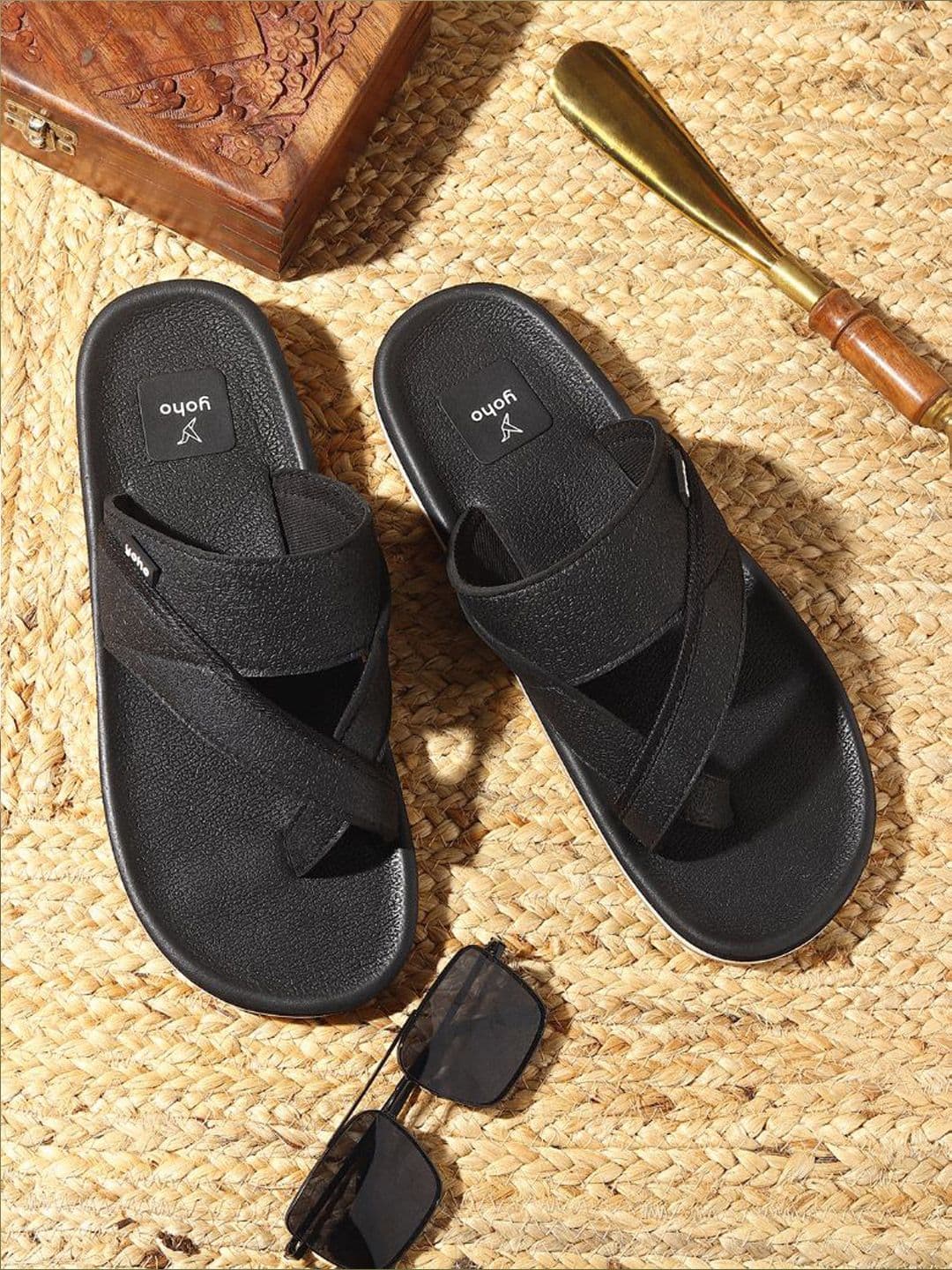 yoho Men Thong Snugly Ethnic Slipper Flip-Flops - view 1