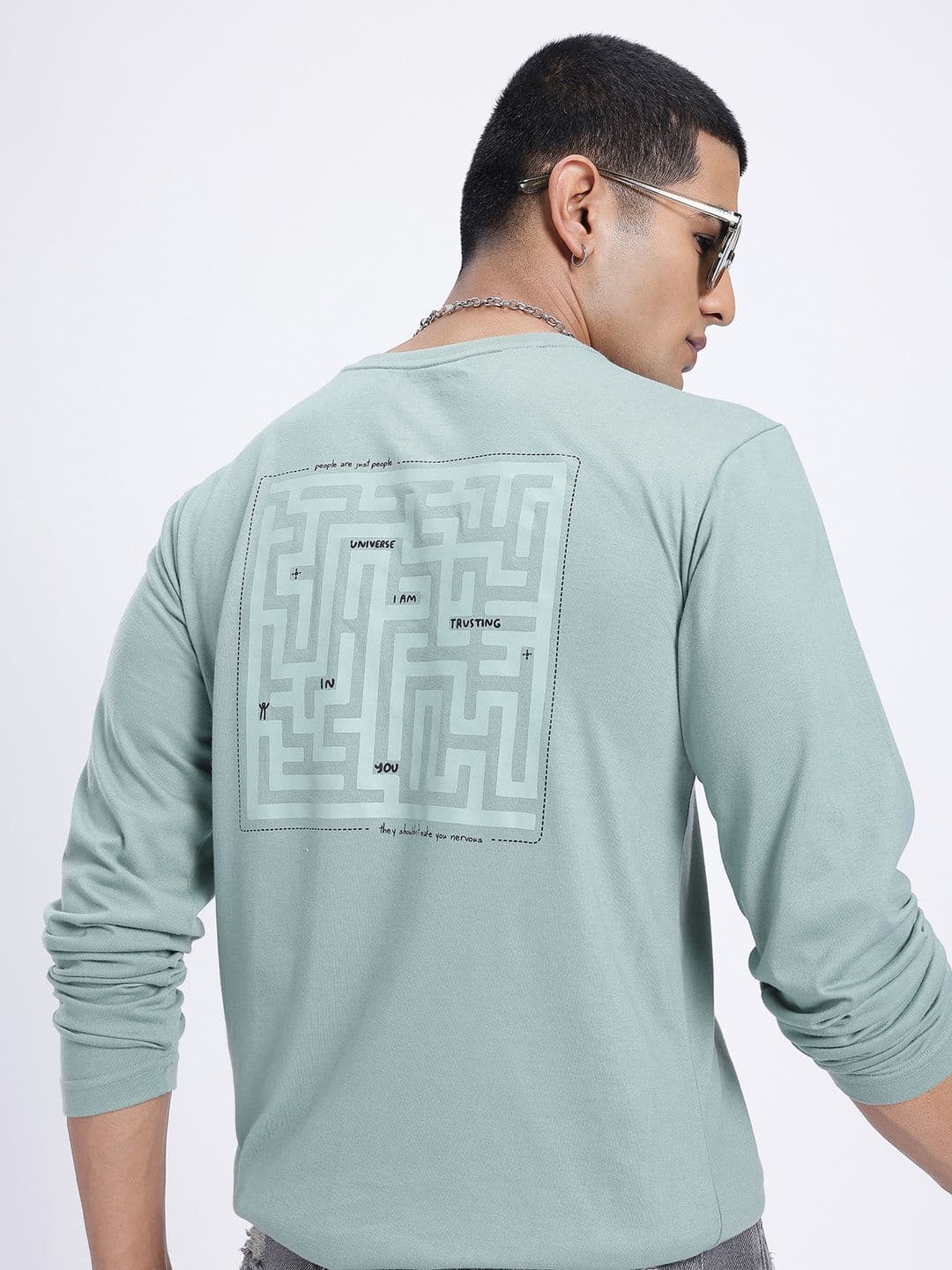 glitchez Graphic Printed Regular Fit T-shirt - view 1