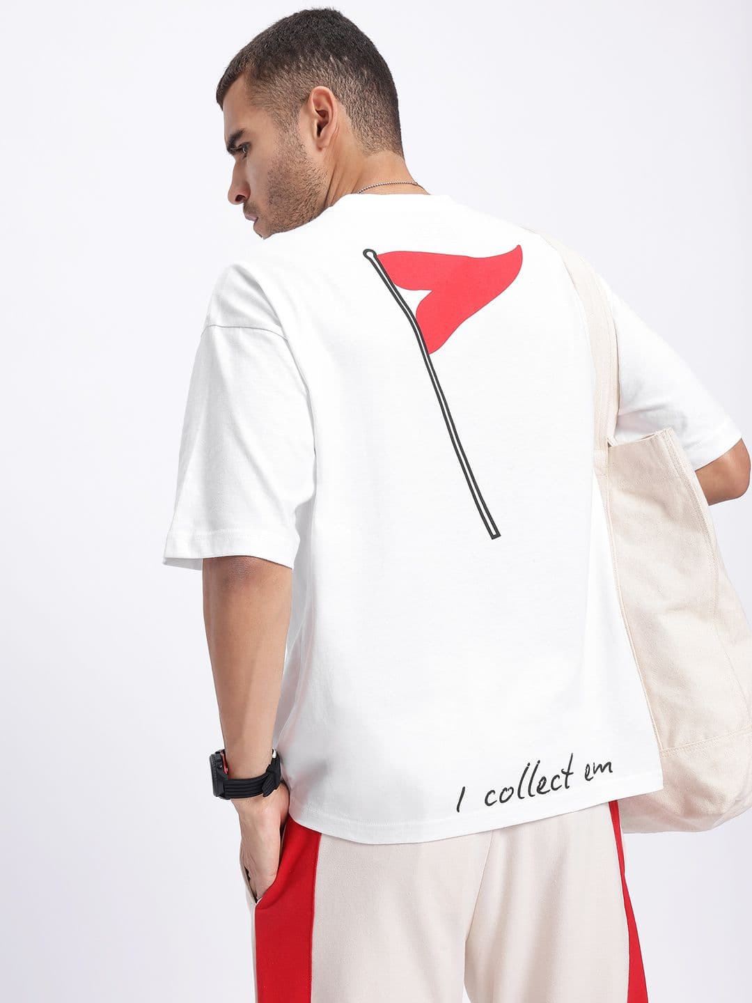 glitchez Printed Oversized T-shirt - view 1