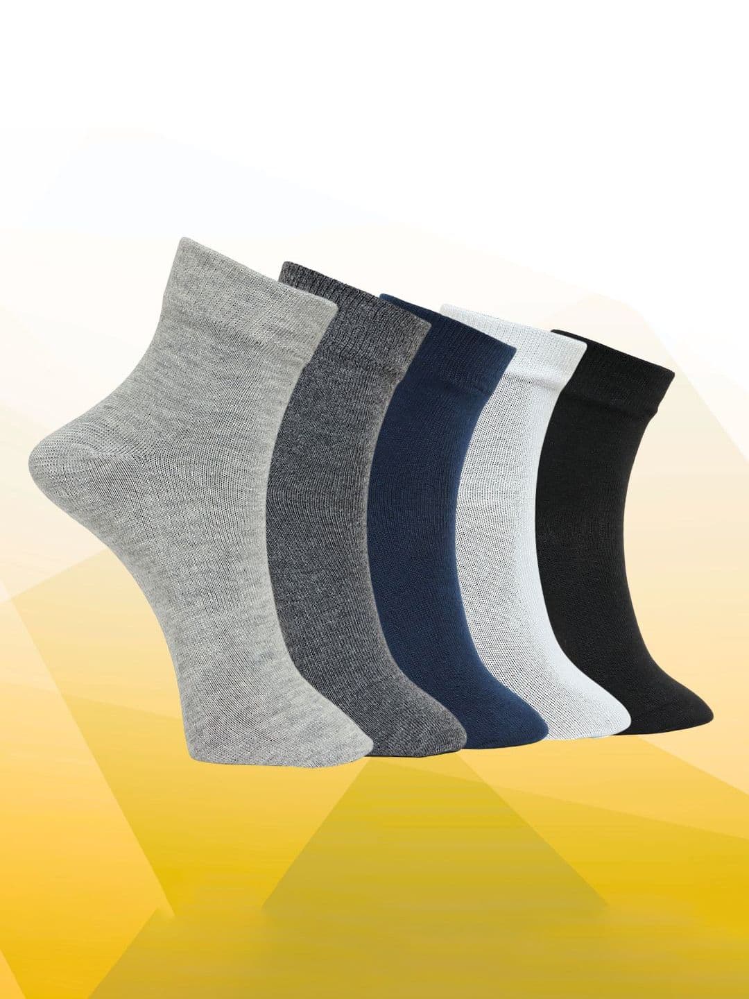 MJE Unisex Pack Of 5 Ankle-Length Socks - view 1