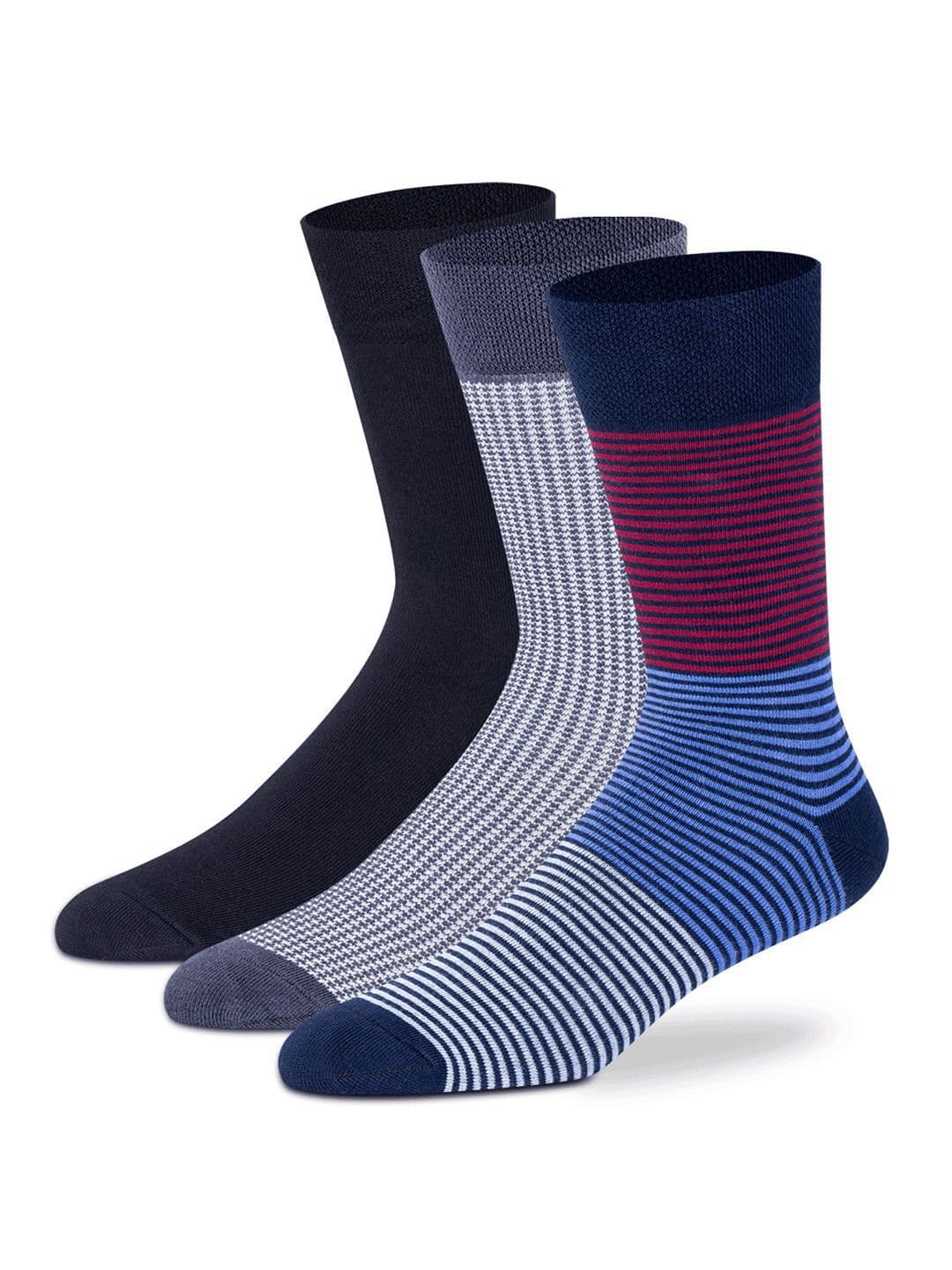 Supersox Men Pack Of 3 Calf-Length Socks - view 1