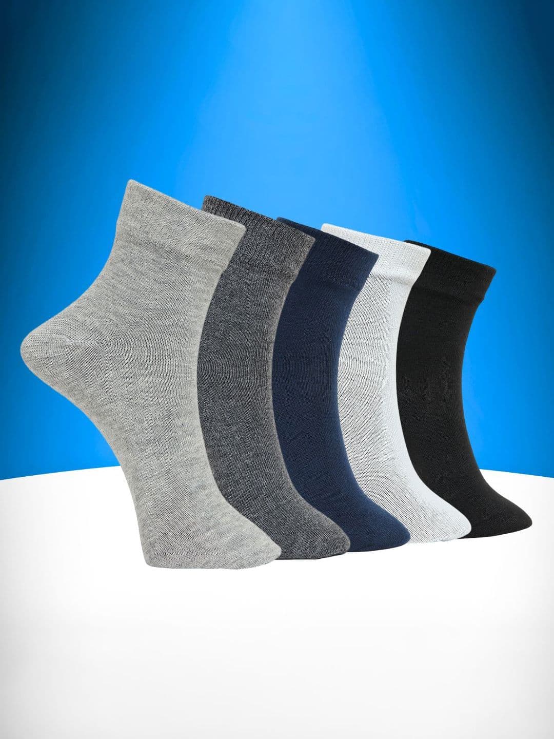 MJE Pack Of 5 Ankle-Length Socks - view 1