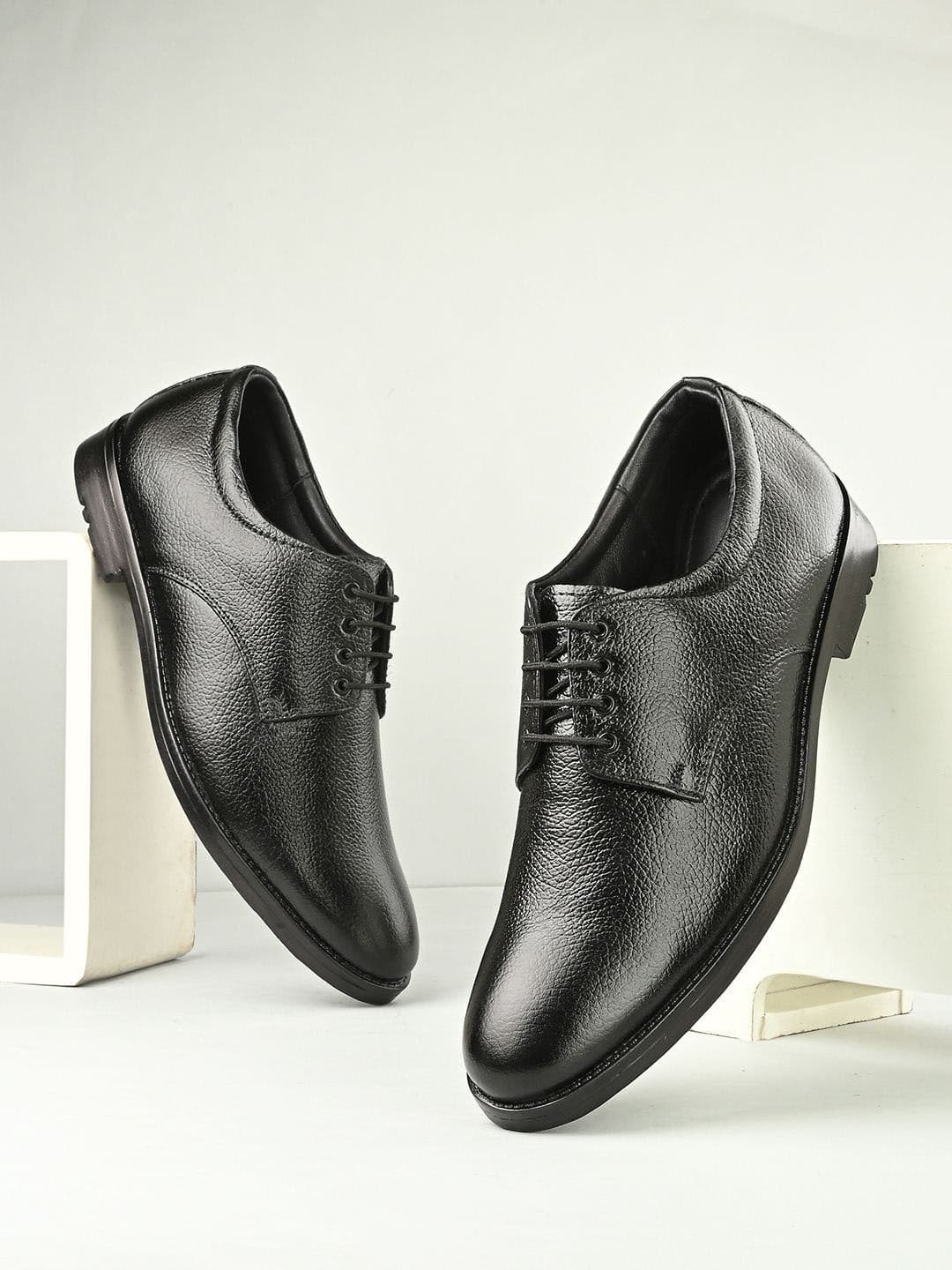 HERE&NOW Men Leather Formal Derbys - view 1