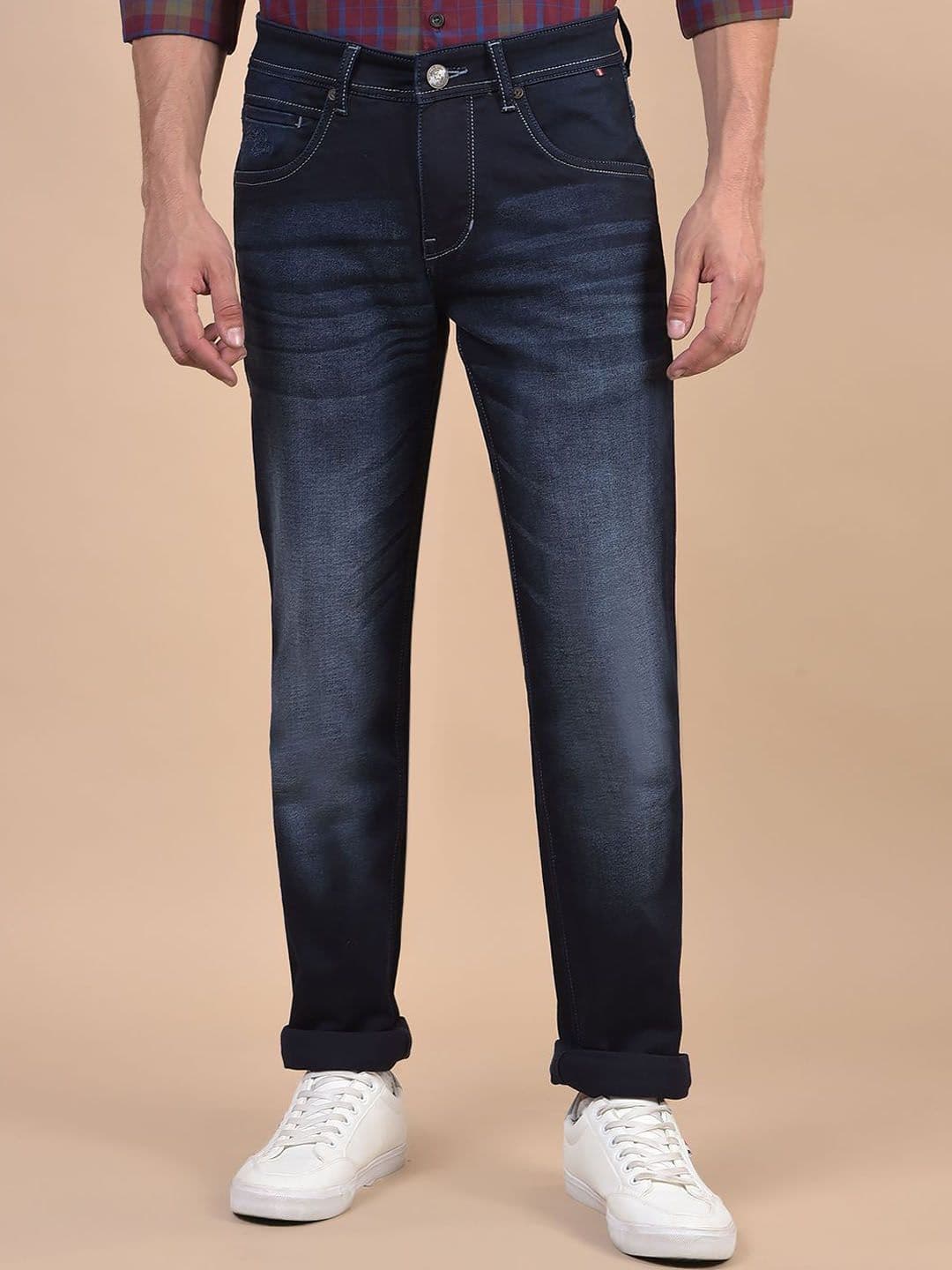 Cantabil Men Regular Fit Mid-Rise Stretchable Jeans - view 1