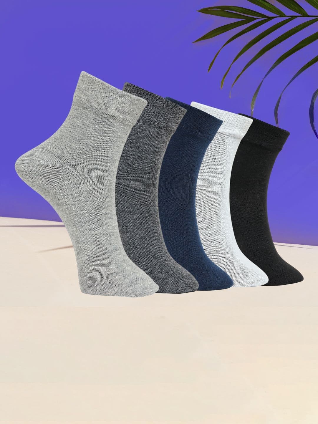 MJE Pack Of 5 Ankle-Length Socks - view 1