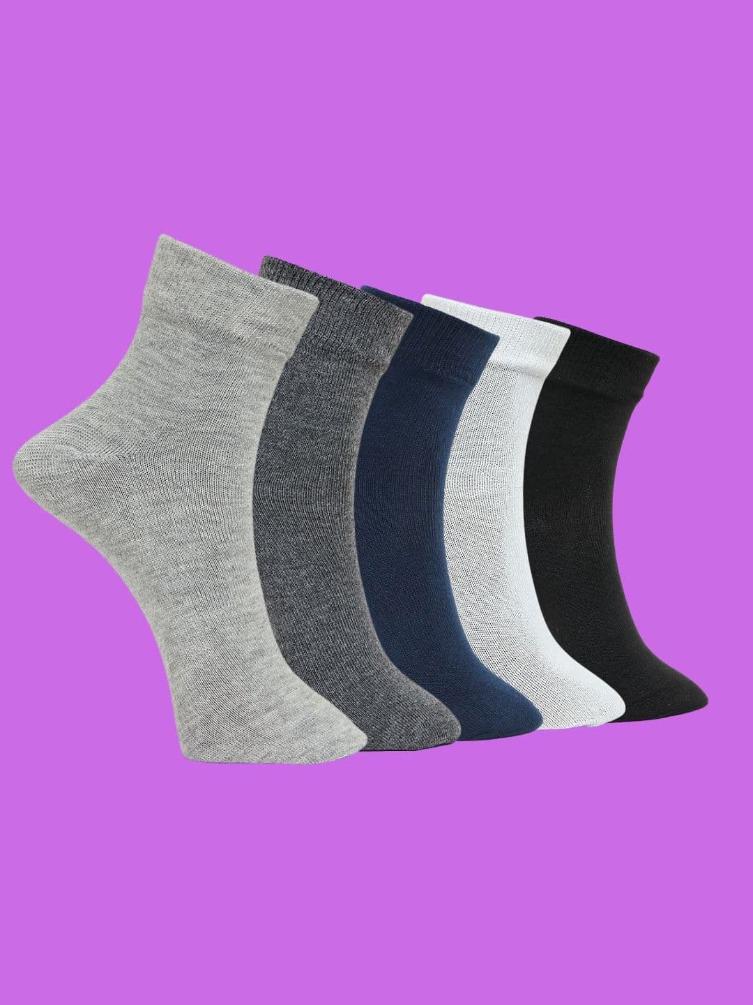 MJE Pack Of 5 Ankle-Length Socks - view 1