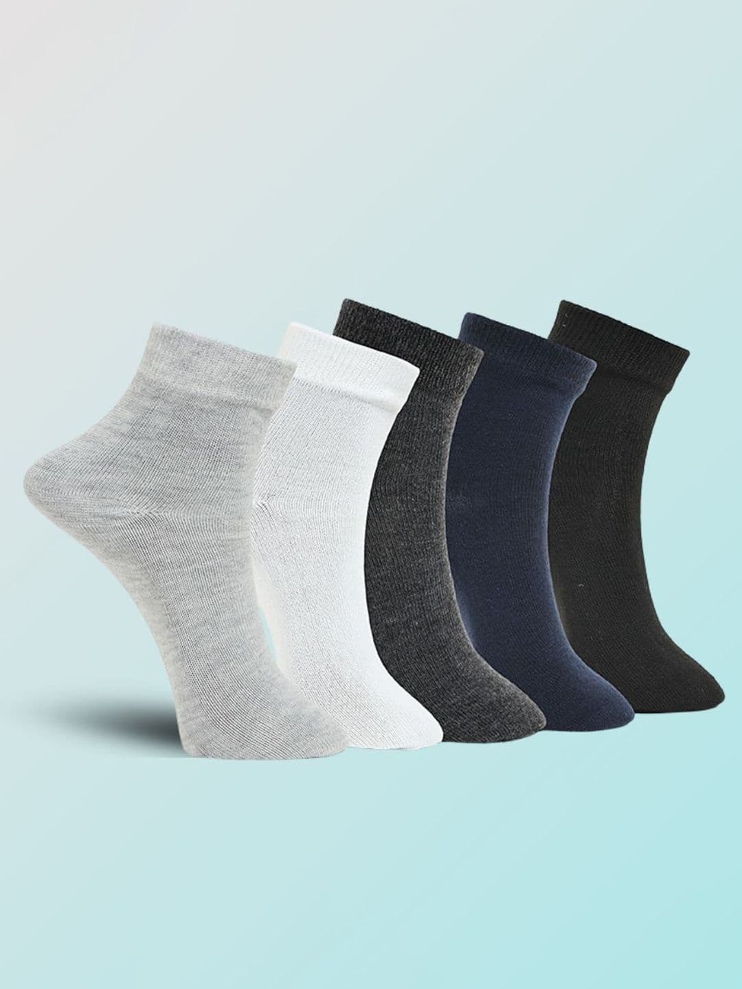 MJE Unisex Pack Of 5 Ankle-Length Socks - view 1