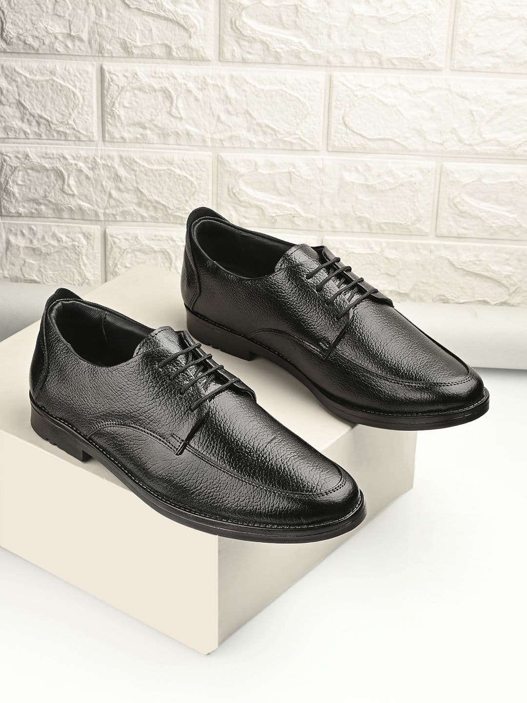 HERE&NOW Men Leather Formal Derbys - view 1