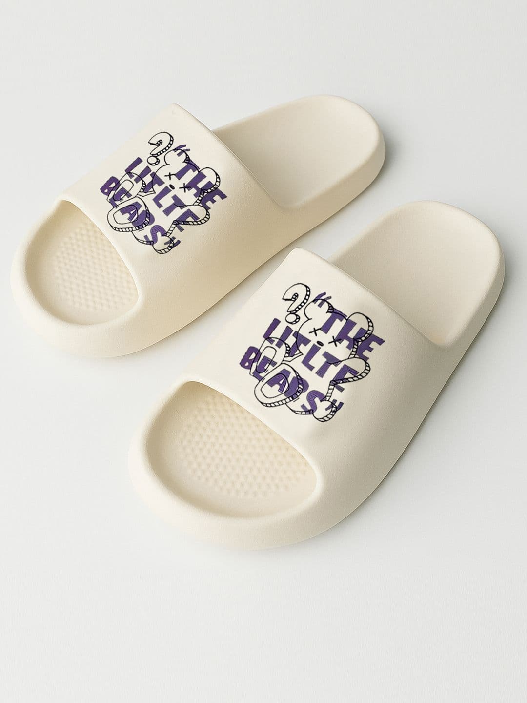 POLLOLOCO Unisex Printed Rubber Sliders - view 1