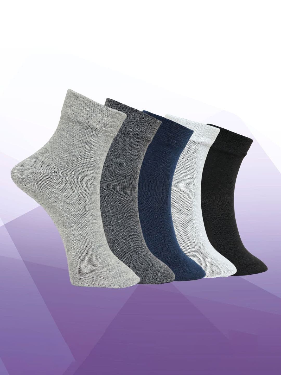 MJE Pack Of 5 Ankle-Length Socks - view 1