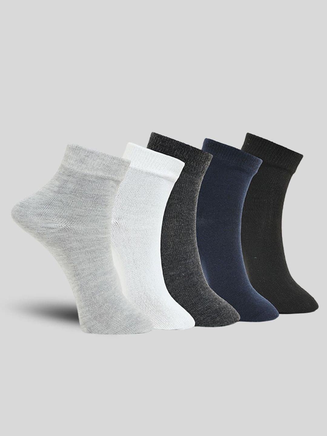 MJE Unisex Pack Of 5 Ankle-Length Socks - view 1