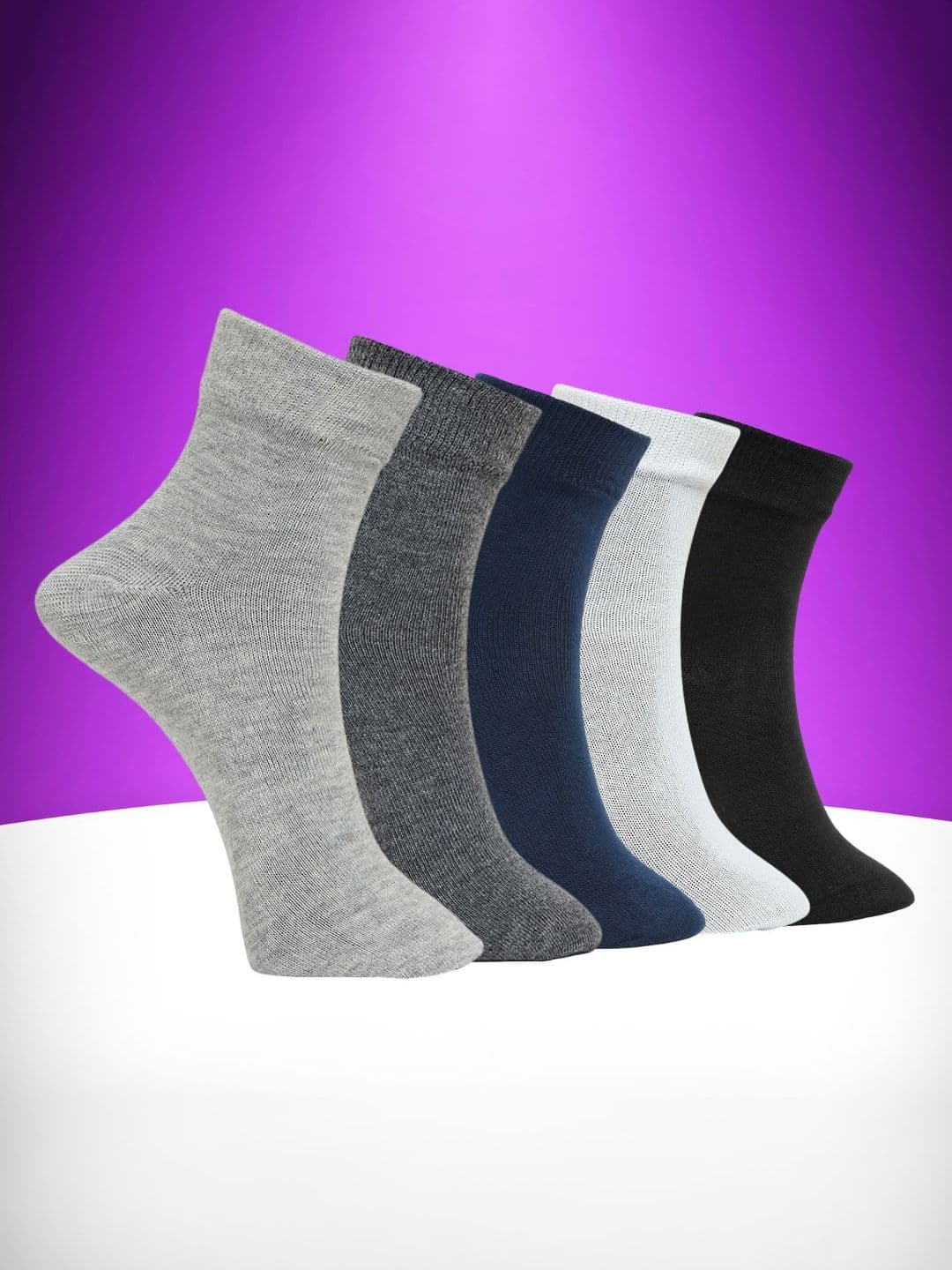 MJE Pack Of 5 Ankle-Length Socks - view 1