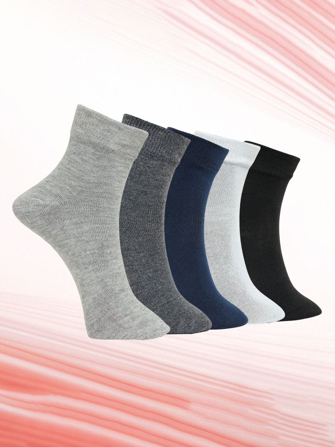 MJE Pack Of 5 Ankle-Length Socks - view 1