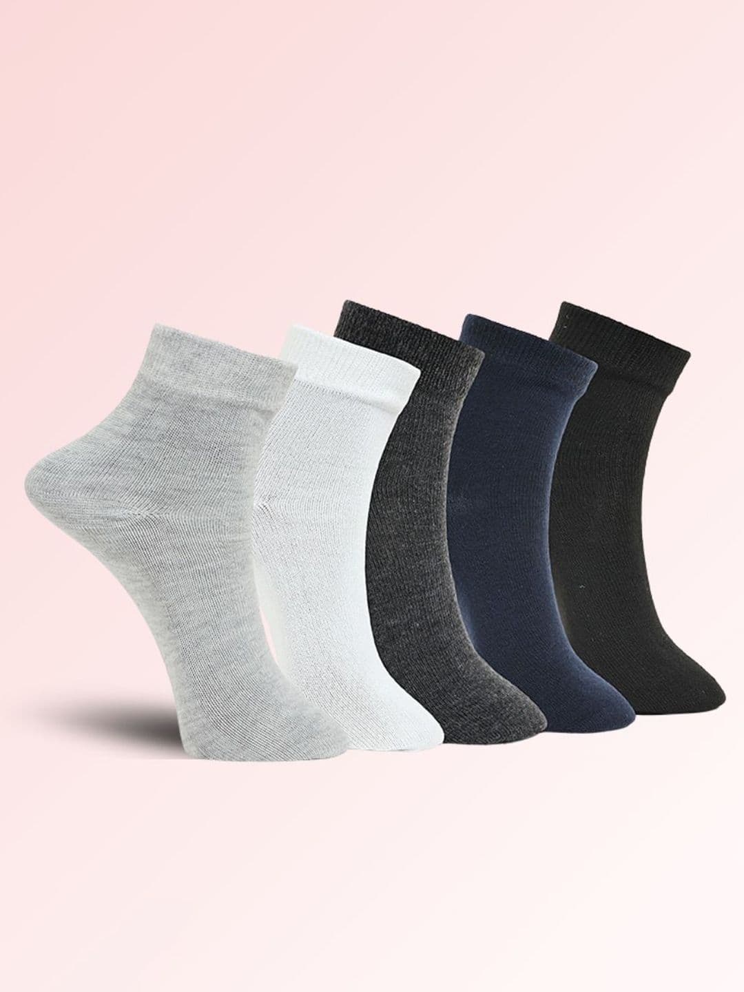 MJE Unisex Pack Of 5 Ankle-Length Socks - view 1