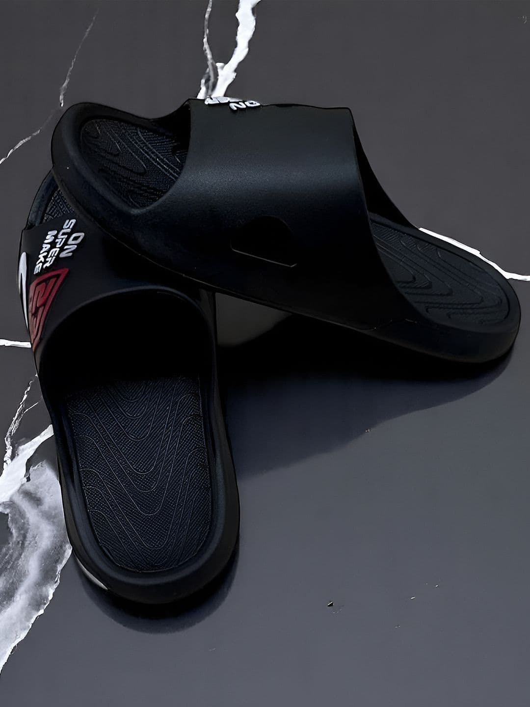 POLLOLOCO Unisex EVA Printed Casual Sliders Flip Flops - view 1